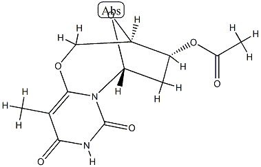 (3R)-4α-(Acetyloxy)-3,4,5,6-tetrahydro-11-methyl-3β,6β-epoxy-2H,8H-pyrimido[6,1-b][1,3]oxazocine-8,10(9H)-dione|