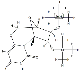 41547-72-2 (3R)-3,4,5,6-Tetrahydro-4α,5α-bis[(trimethylsilyl)oxy]-3β,6β-epoxy-2H,8H-pyrimido[6,1-b][1,3]oxazocine-8,10(9H)-dione