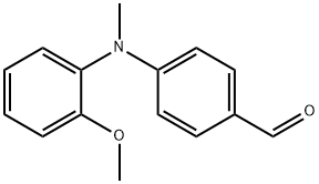 4-((2-甲氧苯基)(甲基)氨基)苯(甲)醛, 41568-09-6, 结构式