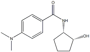 Benzamide, 4-(dimethylamino)-N-[(1R,2S)-2-hydroxycyclopentyl]-, rel- (9CI) 结构式