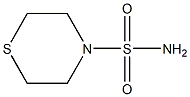 硫代吗啉-4-磺酰胺 结构式