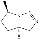 3H-Pyrrolo[1,2-c][1,2,3]triazole,3a,4,5,6-tetrahydro-6-methyl-,(3aR,6R)-rel-(9CI) Structure