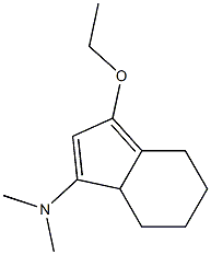 4H-Inden-1-amine,3-ethoxy-5,6,7,7a-tetrahydro-N,N-dimethyl-(9CI) 结构式
