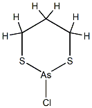 2-Chloro-1,3,2-dithiarsenane Struktur