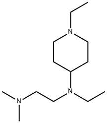 1,2-Ethanediamine,N-ethyl-N-(1-ethyl-4-piperidinyl)-N,N-dimethyl-(9CI) Structure