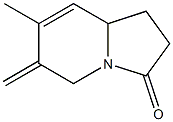 3(2H)-Indolizinone,1,5,6,8a-tetrahydro-7-methyl-6-methylene-(9CI) Structure