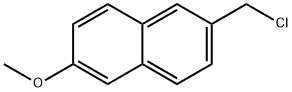 2-(chloromethyl)-6-methoxynaphthalene 化学構造式