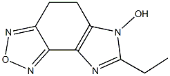 4H-Imidazo[4,5-e]-2,1,3-benzoxadiazole,7-ethyl-5,6-dihydro-6-hydroxy-(9CI) Struktur