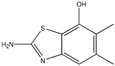 7-Benzothiazolol,2-amino-5,6-dimethyl-(9CI) 结构式