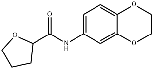 2-Furancarboxamide,N-(2,3-dihydro-1,4-benzodioxin-6-yl)tetrahydro-(9CI),420092-98-4,结构式