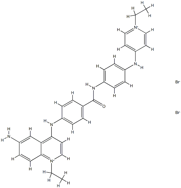 Cain quinolinium 化学構造式