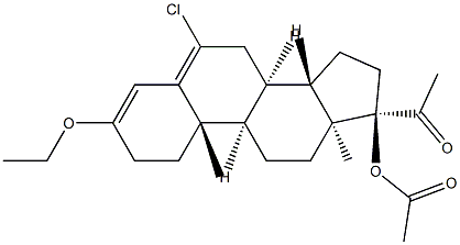 Chlormadinone acetate impurity I Structure