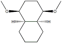 (1R,4aβ,8aβ)-Decahydro-1α,4α-dimethoxynaphthalene Struktur