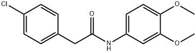 2-(4-chlorophenyl)-N-(3,4-dimethoxyphenyl)acetamide Structure