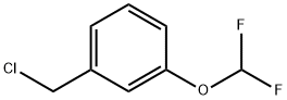 1-(chloromethyl)-3-(difluoromethoxy)benzene Struktur