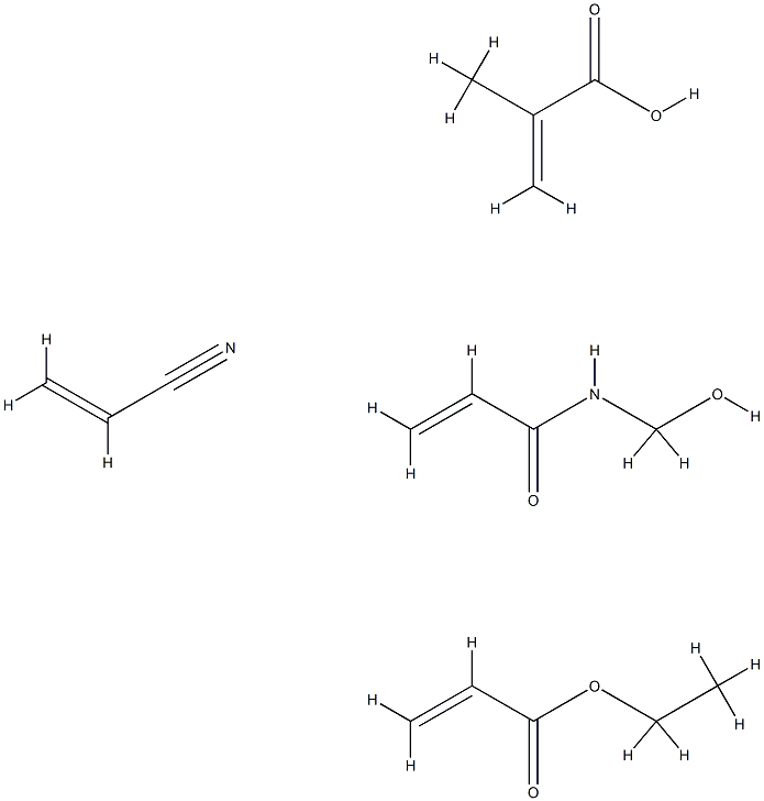 42208-55-9 2-Propenoic acid, 2-methyl-, polymer with ethyl 2-propenoate, N-(hydroxymethyl)-2-propenamide and 2-propenenitrile