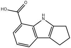 1H,2H,3H,4H-环戊[B]吲哚-5-羧酸,422312-00-3,结构式