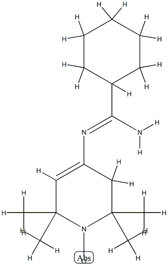 N-(2,2,6,6-tetramethylpiperidyl-1-oxyl) N'- (cyclohexyl)carbodiimide,42249-40-1,结构式