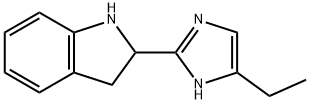 1H-Indole,2-(4-ethyl-1H-imidazol-2-yl)-2,3-dihydro-(9CI),422572-50-7,结构式