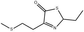 5(2H)-Thiazolone,2-ethyl-4-[2-(methylthio)ethyl]-(9CI) 结构式