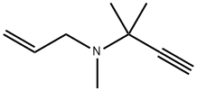 3-Butyn-2-amine,N,2-dimethyl-N-2-propenyl-(9CI) Structure