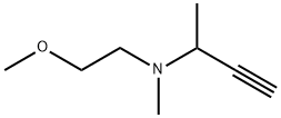 3-Butyn-2-amine,N-(2-methoxyethyl)-N-methyl-(9CI) Struktur