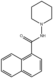 1-Naphthalenecarboxamide,N-1-piperidinyl-(9CI) Structure