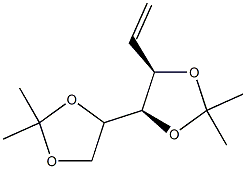 1-O,2-O:3-O,4-O-Diisopropylidene-5,6-dideoxy-5,6-didehydro-D-mannitol Structure