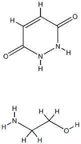 1,2-dihydropyridazine-3,6-dione, compound with 2-aminoethanol Structure