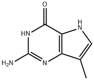 4H-Pyrrolo[3,2-d]pyrimidin-4-one,2-amino-1,5-dihydro-7-methyl-(9CI) Structure