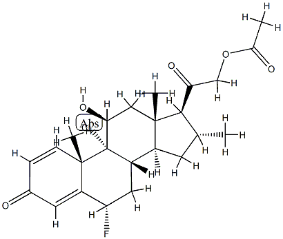 9-Chloro-6α-fluoro-11β-hydroxy-21-acetoxy-16α-methylpregna-1,4-diene-3,20-dione