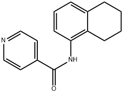 4-Pyridinecarboxamide,N-(5,6,7,8-tetrahydro-1-naphthalenyl)-(9CI) Struktur