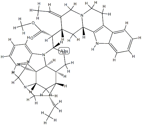 (16R,19E)-19,20-Didehydro-16-[(10β,13β,21S)-23-deoxy-21,22-dihydro-11-oxa-12,24-secostrychinidin-10-yl]corynan-17-oic acid methyl ester Struktur