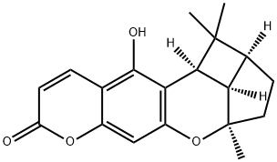 (1aS)-1aα,2,3,3a,10bα,10cα-Hexahydro-10-hydroxy-1,1,3aα-trimethyl-1H,7H-4,6-dioxacyclobut[1,7]indeno[5,6-b]naphthalen-7-one Structure