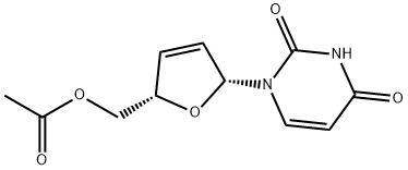 Uridine, 2',3'-didehydro-2',3'-dideoxy-, 5'-acetate,42867-74-3,结构式