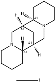 [7S-(7alpha,7aalpha,14alpha,14abeta)]-dodecahydro-5(or 12)-methyl-7,14-methano-2H,6H-dipyrido[1,2-a:1',2'-e][1,5]diazocinium iodide Structure