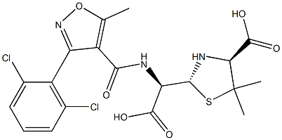狄洛沙西林杂质, 42947-69-3, 结构式