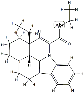 ethyl apovincaminate Structure