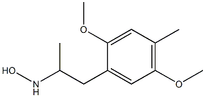 N-Hydroxy-2,5-dimethoxy-α,4-dimethylbenzeneethanamine,43022-01-1,结构式
