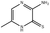 2(1H)-Pyrazinethione,3-amino-6-methyl-(9CI) Struktur