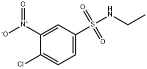 N-Ethyl-3-nitro-4-chlorobenzenesulfonamide Struktur