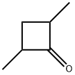 2α,4α-Dimethylcyclobutanone Struktur