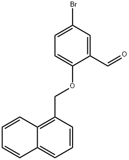 5-bromo-2-(naphthalen-1-ylmethoxy)benzaldehyde Structure