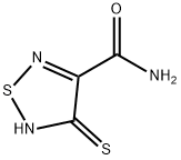 1,2,5-Thiadiazole-3-carboxamide,4,5-dihydro-4-thioxo-(9CI) 结构式