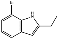 1H-Indole,7-bromo-2-ethyl-(9CI),432025-18-8,结构式