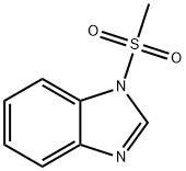 1-甲磺酰基-1H-1,3-苯并二唑 结构式