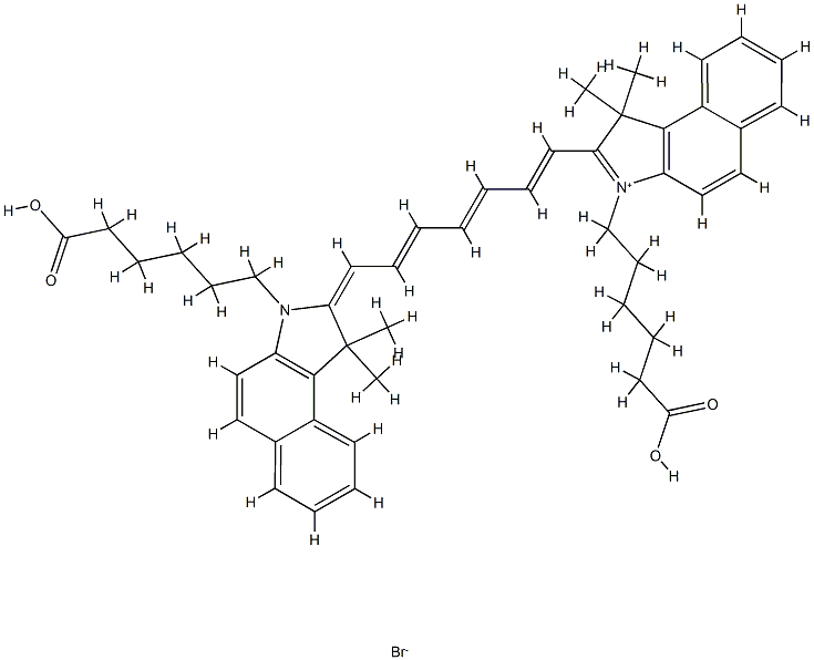 花氰染料CY7.5 DIACID, 432491-45-7, 结构式