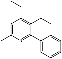 Pyridine,3,4-diethyl-6-methyl-2-phenyl-(9CI) Structure
