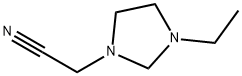 1-Imidazolidineacetonitrile,3-ethyl-(9CI) 结构式