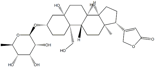 3β-[(6-Deoxy-β-D-allopyranosyl)oxy]-5,14,19-trihydroxy-5β-card-20(22)-enolide|